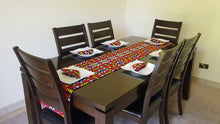 Load image into Gallery viewer, African print table runners and napkins
