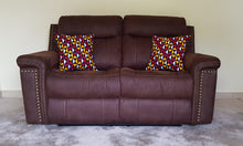 Load image into Gallery viewer, African Throw Pillow Cover: Black, Red, Yellow, White