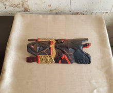 Load image into Gallery viewer, African, Ethnic Wooden Mask, Sculpture, Carving, Wall Hanging, Plaque