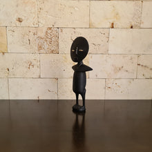 Load image into Gallery viewer, Ashanti Fertility Doll, African Fertility Statue, Akua’ba Wooden Sculpture, African Wood Carving (E)