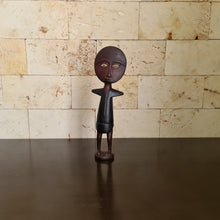 Load image into Gallery viewer, Ashanti Fertility Doll, African Fertility Statue, Akua’ba Wooden Sculpture, African Wood Carving (L)