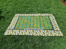 Load image into Gallery viewer, Leso Kanga Shuka Blue Teal Green by Magnificent Interiors Limited