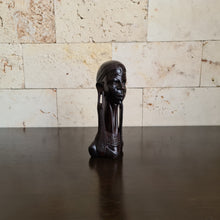 Load image into Gallery viewer, African Wooden Sculpture of Maasai Woman, Ethnic Carving, Statue, Figurine (C)