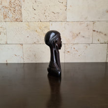 Load image into Gallery viewer, African Wooden Sculpture of Maasai Woman, Ethnic Carving, Statue, Figurine (C)