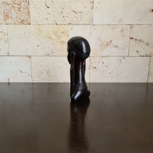 Load image into Gallery viewer, African Wooden Sculpture of Maasai Woman, Ethnic Carving, Statue, Figurine (C)