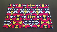 Load image into Gallery viewer, African Placemats Set of Two/Pair: Samakaka, Red