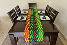 Load image into Gallery viewer, African print table runners and napkins