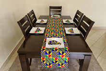 Load image into Gallery viewer, African print table runners and napkins