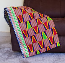 Load image into Gallery viewer, African Print Throw Blanket