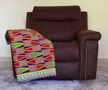 Load image into Gallery viewer, African Print Throw Blanket