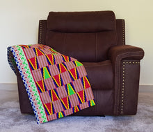 Load image into Gallery viewer, African Print Throw Blanket