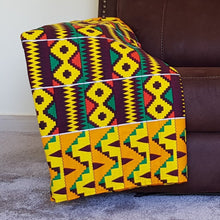 Load image into Gallery viewer, African Print Throw Blanket