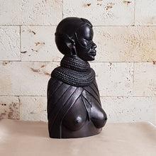 Load image into Gallery viewer, Handmade African wooden carving, African statue, African tribal figurine, African tribal carving, African art, African sculpture, African masks