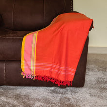 Load image into Gallery viewer, African Kikoi Red Orange by Magnificent Interiors Limited