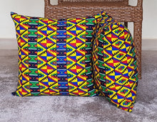 Load image into Gallery viewer, African print throw pillow covers, African pillow Cover, African print cushion covers, African throw pillow covers, Ankara throw pillow covers, Throw pillow covers