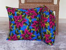 Load image into Gallery viewer, African print throw pillow covers, African pillow Cover, African print cushion covers, African throw pillow covers, Ankara throw pillow covers, Throw pillow covers
