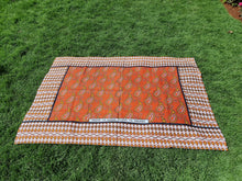 Load image into Gallery viewer, African Fabric Kanga Leso Shuka Orange by Magnificent Interiors Limited
