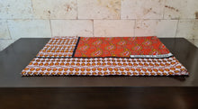 Load image into Gallery viewer, African Fabric Kanga Leso Shuka Orange by Magnificent Interiors Limited
