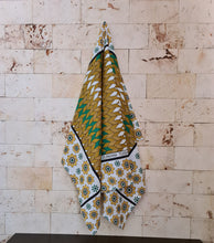 Load image into Gallery viewer, African Kanga Leso Shuka Yellow by Magnificent Interiors Limited
