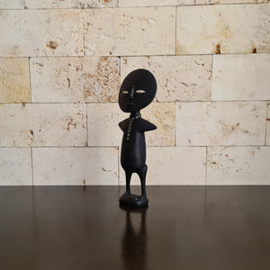 Ashanti Fertility Doll, African Fertility Statue, Akua’ba Wooden Sculpture, African Wood Carving (B)