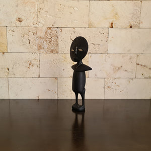 Ashanti Fertility Doll, African Fertility Statue, Akua’ba Wooden Sculpture, African Wood Carving (E)