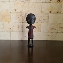 Load image into Gallery viewer, Ashanti Fertility Doll, African Fertility Statue, Akua’ba Wooden Sculpture, African Wood Carving
