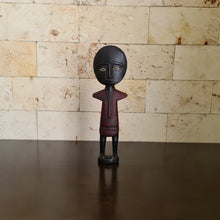 Load image into Gallery viewer, Ashanti Fertility Doll, African Fertility Statue, Akua’ba Wooden Sculpture, African Wood Carving (H)
