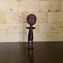 Load image into Gallery viewer, Ashanti Fertility Doll, African Fertility Statue, Akua’ba Wooden Sculpture, African Wood Carving
