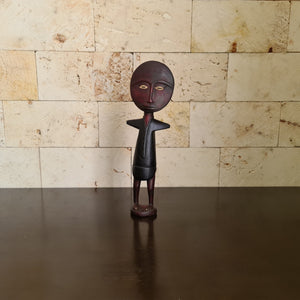Ashanti Fertility Doll, African Fertility Statue, Akua’ba Wooden Sculpture, African Wood Carving (L)
