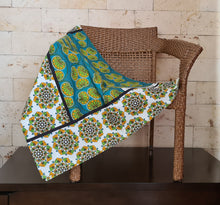 Load image into Gallery viewer, Kanga Leso Shuka Blue Teal by Magnificent Interiors Limited
