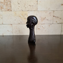 Load image into Gallery viewer, African Wooden Sculpture of Maasai Woman, Ethnic Carving, Statue, Figurine (C)
