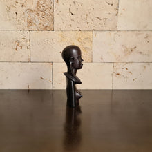 Load image into Gallery viewer, African Wooden Sculpture of Maasai Woman, Ethnic Carving, Statue, Figurine (J)
