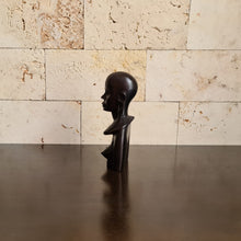 Load image into Gallery viewer, African Wooden Sculpture of Maasai Woman, Ethnic Carving, Statue, Figurine (J)
